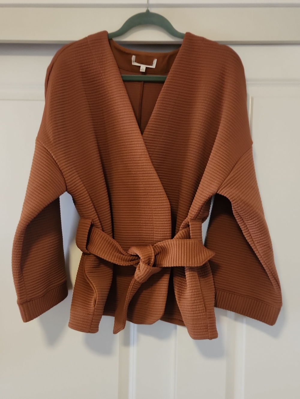 Madewell Texture & Thread Quilted Wrap Jacket - XL